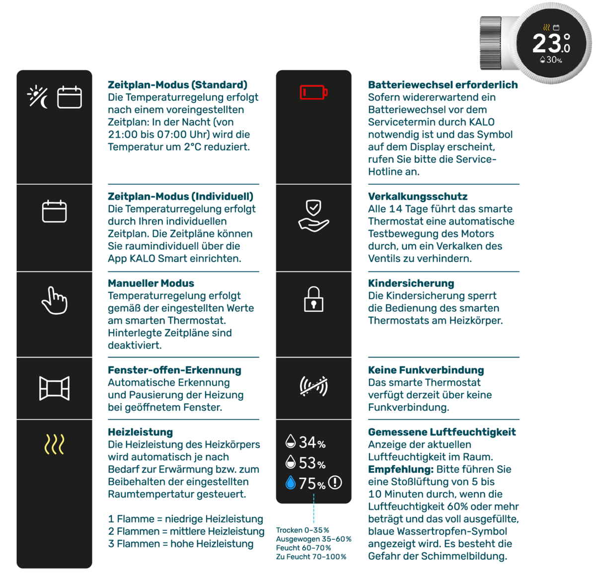 Infografik Displaybeschreibung