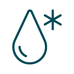 Symbolgrafik Kaltwasser petrol Symbolgrafik Kaltwasser petrol
